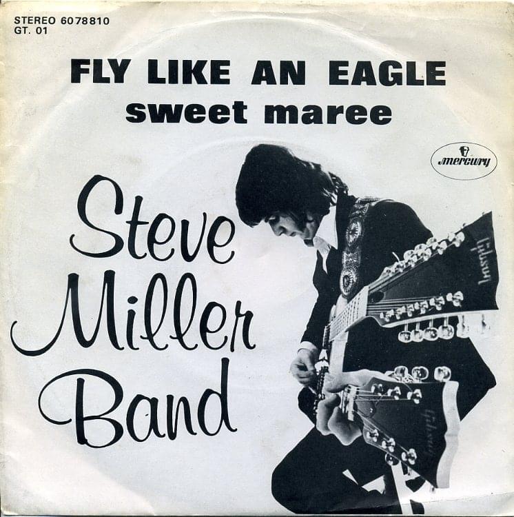 Album cover art for "Fly Like an Eagle" by Steve Miller Band