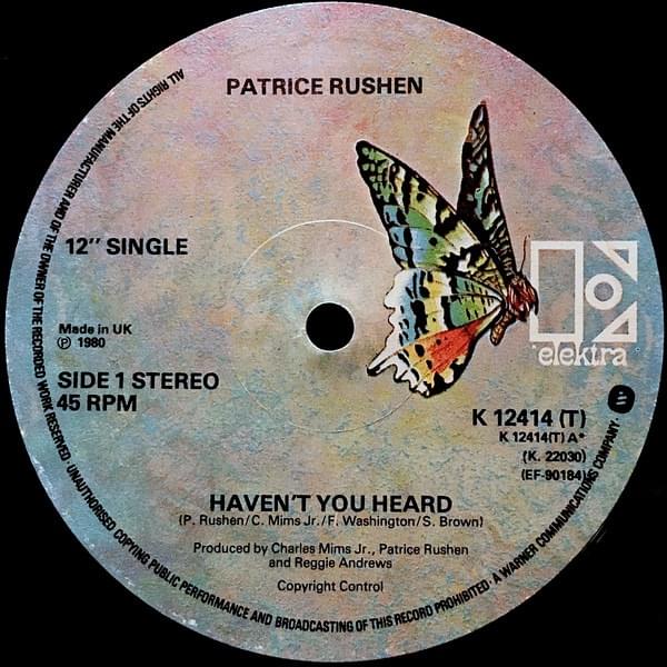 Album cover art for "Haven’t You Heard (12" Version)" by Patrice Rushen