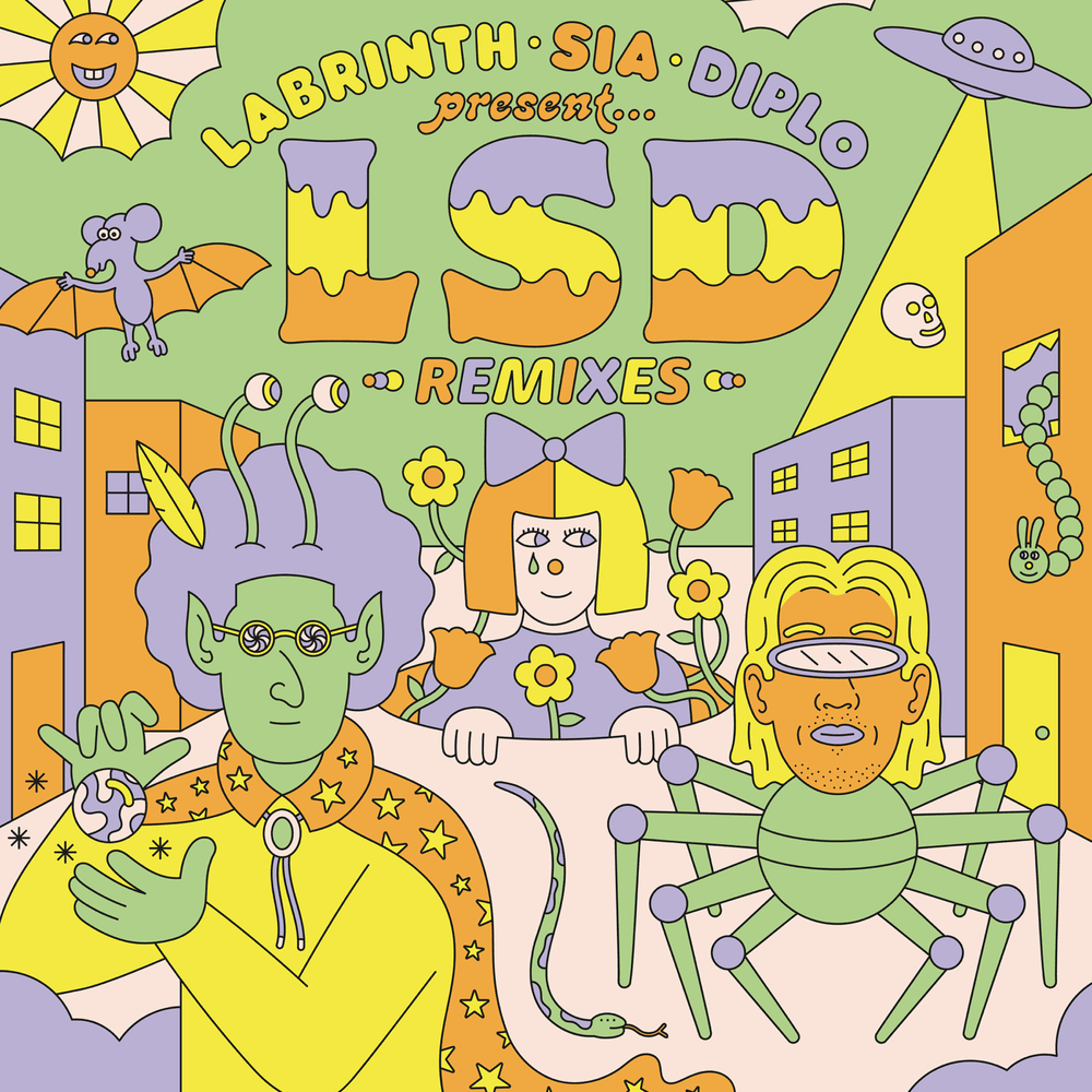Cover image for LABRINTH, SIA, DIPLO PRESENT... LSD (REMIXES)