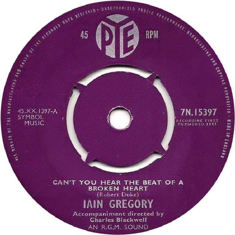 Can’t You Hear the Beat of a Broken Heart by Iain Gregory