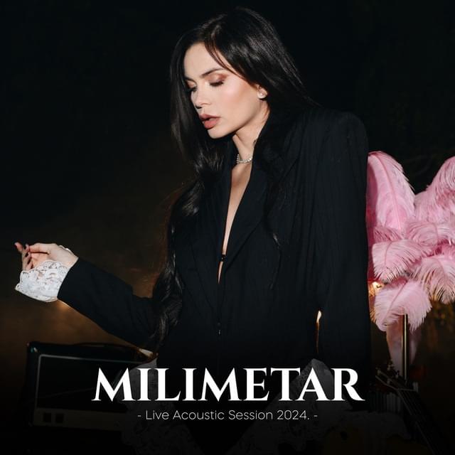 Album cover art for "Milimetar (Live Acoustic Session 2024)" by Milica Pavlović