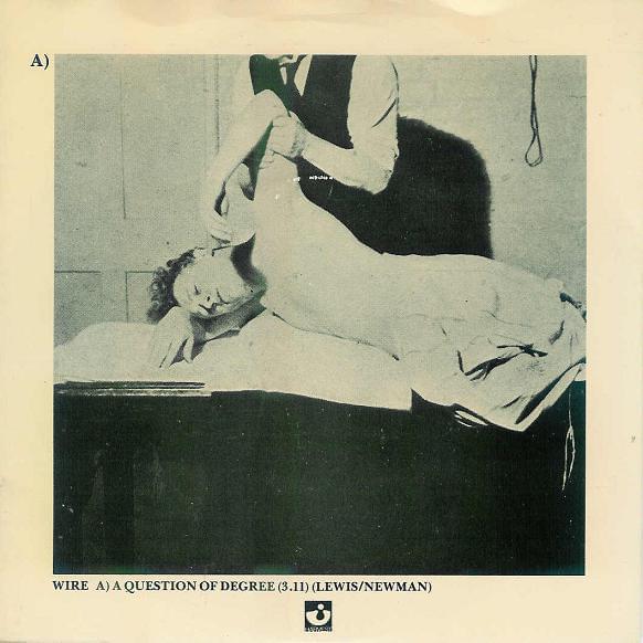 Album cover art for "A Question of Degree" by Wire