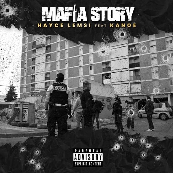 Album cover art for "Mafia Story" by Hayce Lemsi & KaNoé (BEL)