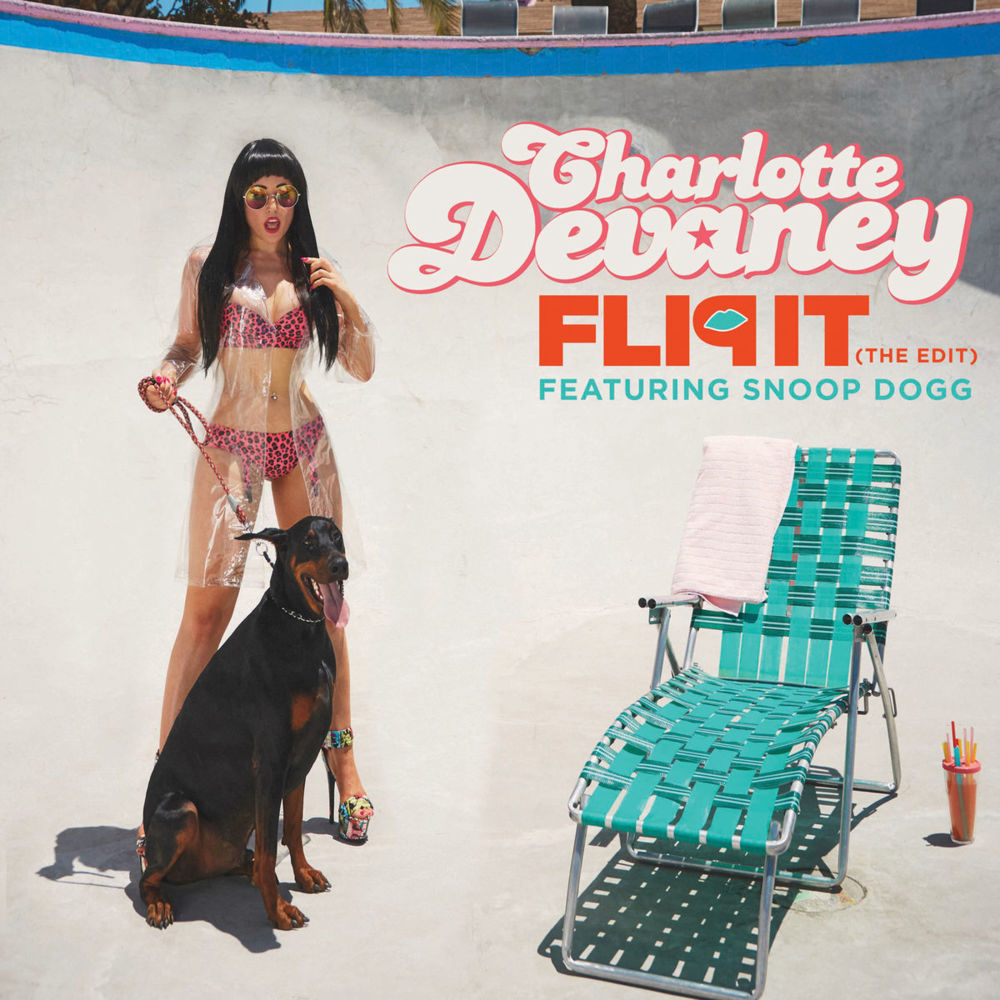 Album cover art for "Flip It (The Edit)" by Charlotte Devaney & Snoop Dogg