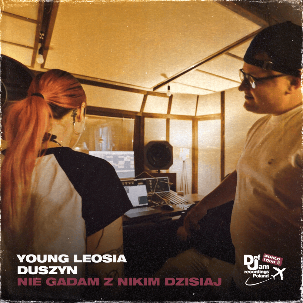 Album cover art for "NIE GADAM Z NIKIM DZISIAJ" by Young Leosia