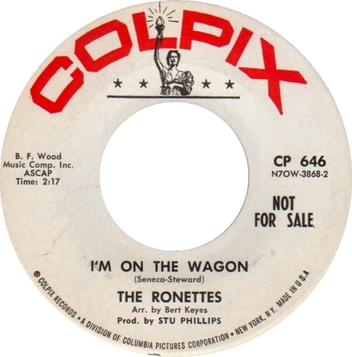 Album cover art for "I’m on the Wagon" by The Ronettes