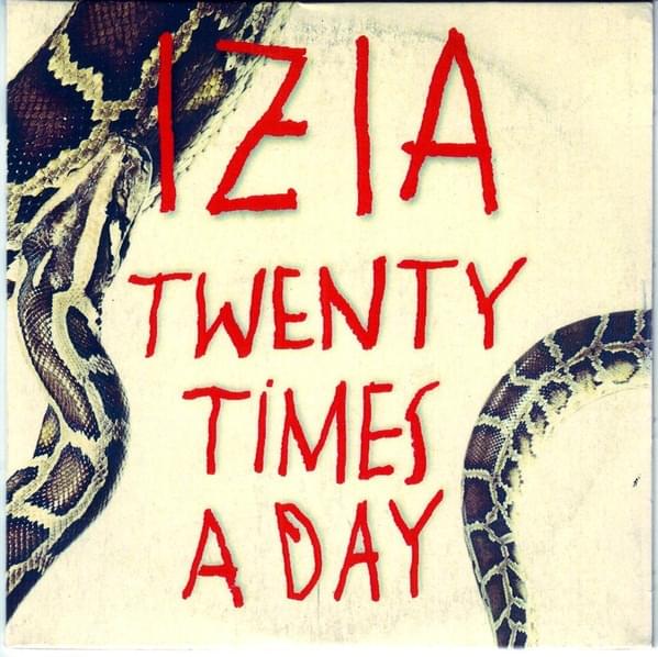 Album cover art for "Twenty times a day" by Izia