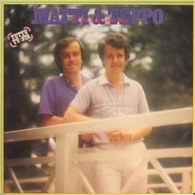 Album cover art for "Näitä polkuja tallaan" by Matti ja Teppo