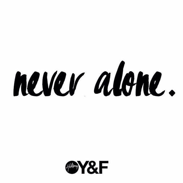 Album cover art for "Never Alone (Live)" by Hillsong Young & Free