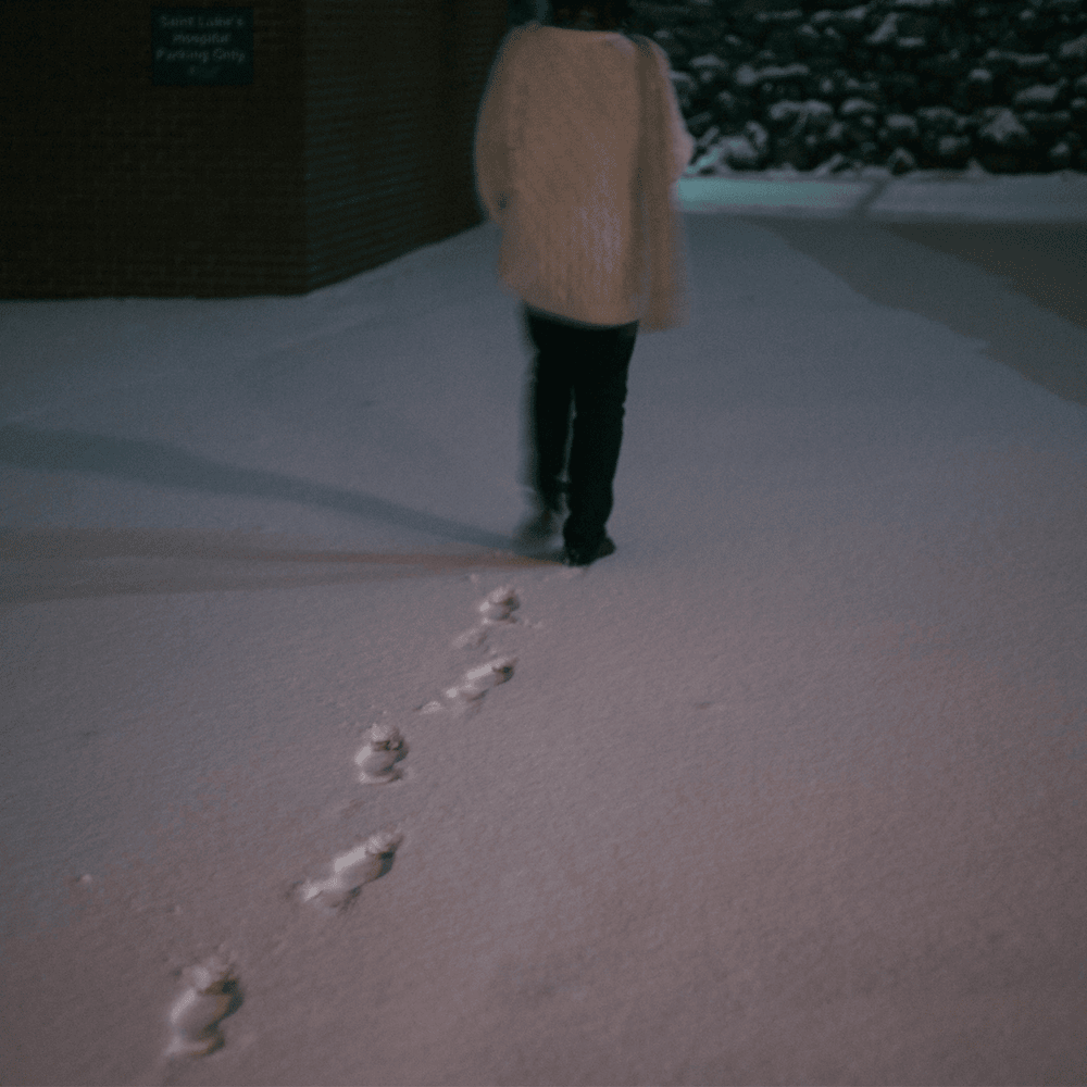 Album cover art for "Jacob’s Footprints" by my head is empty