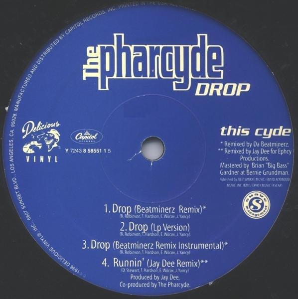 Album cover art for "Drop (The Beatminerz Remix / Instrumental)" by The Pharcyde