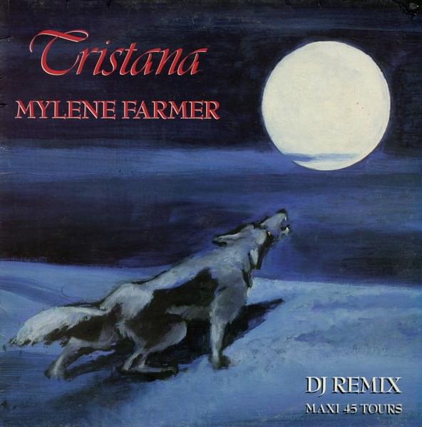 Album cover art for "Tristana (Remix Club)" by Mylène Farmer