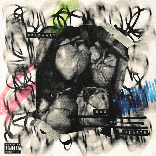 Album cover art for "Bag of Hearts" by Cold Hart
