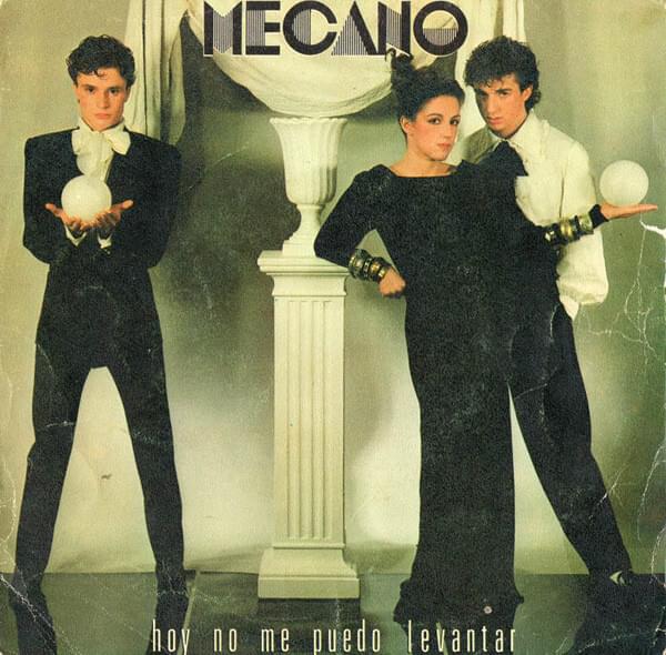 Album cover art for "Hoy no me puedo levantar" by Mecano