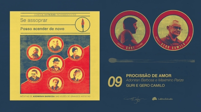 Album cover art for "Procissão de Amor" by Guri