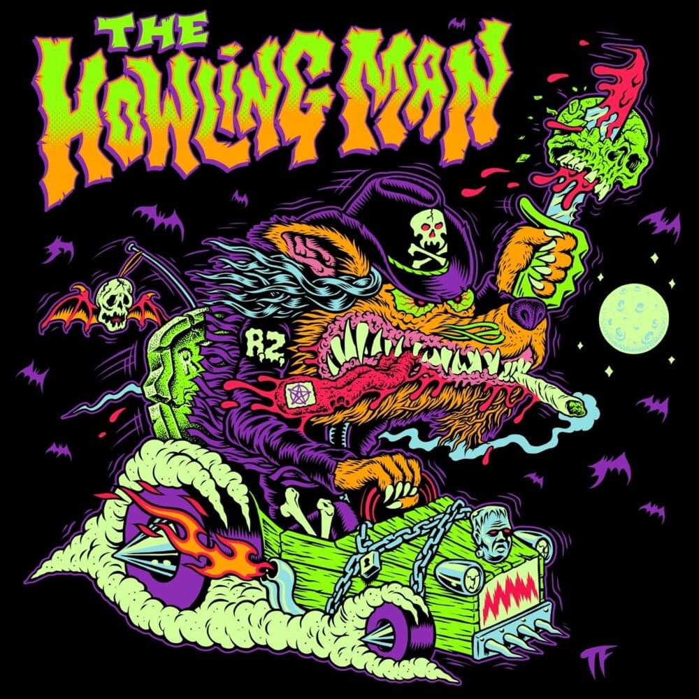 Album cover art for "The Eternal Struggles of the Howling Man" by Rob Zombie
