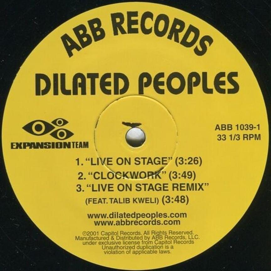 Album cover art for "Live On Stage (Remix)" by Dilated Peoples & Talib Kweli