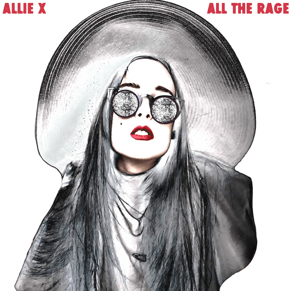 Album cover art for "All the Rage" by Allie X