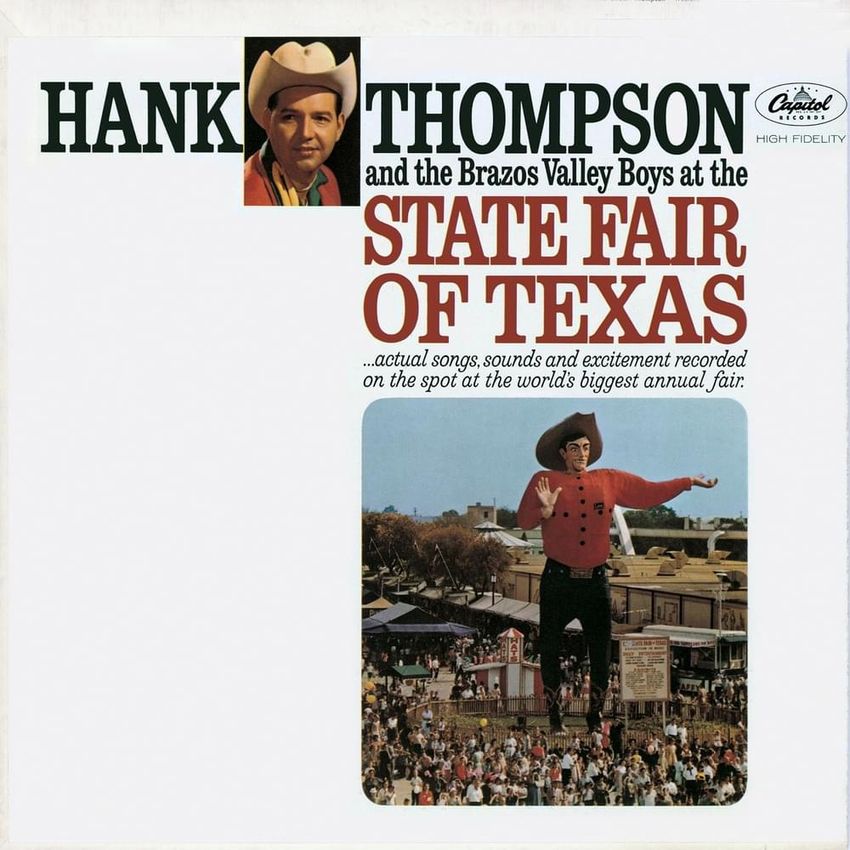 Album cover art for "The New Wears Off Too Fast" by Hank Thompson
