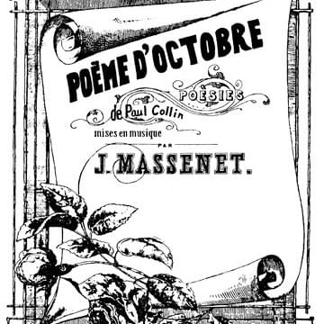 Les marroniers by Jules Massenet