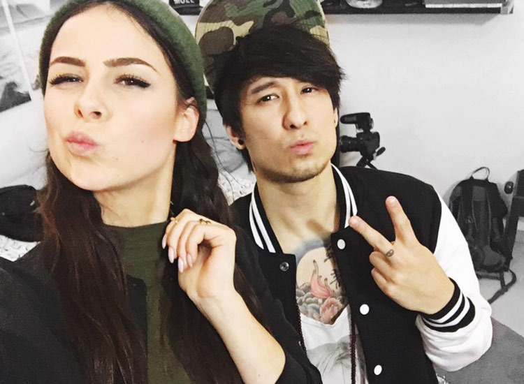 Album cover art for "#heyju 2" by Julien Bam & Lena & CrispyRob
