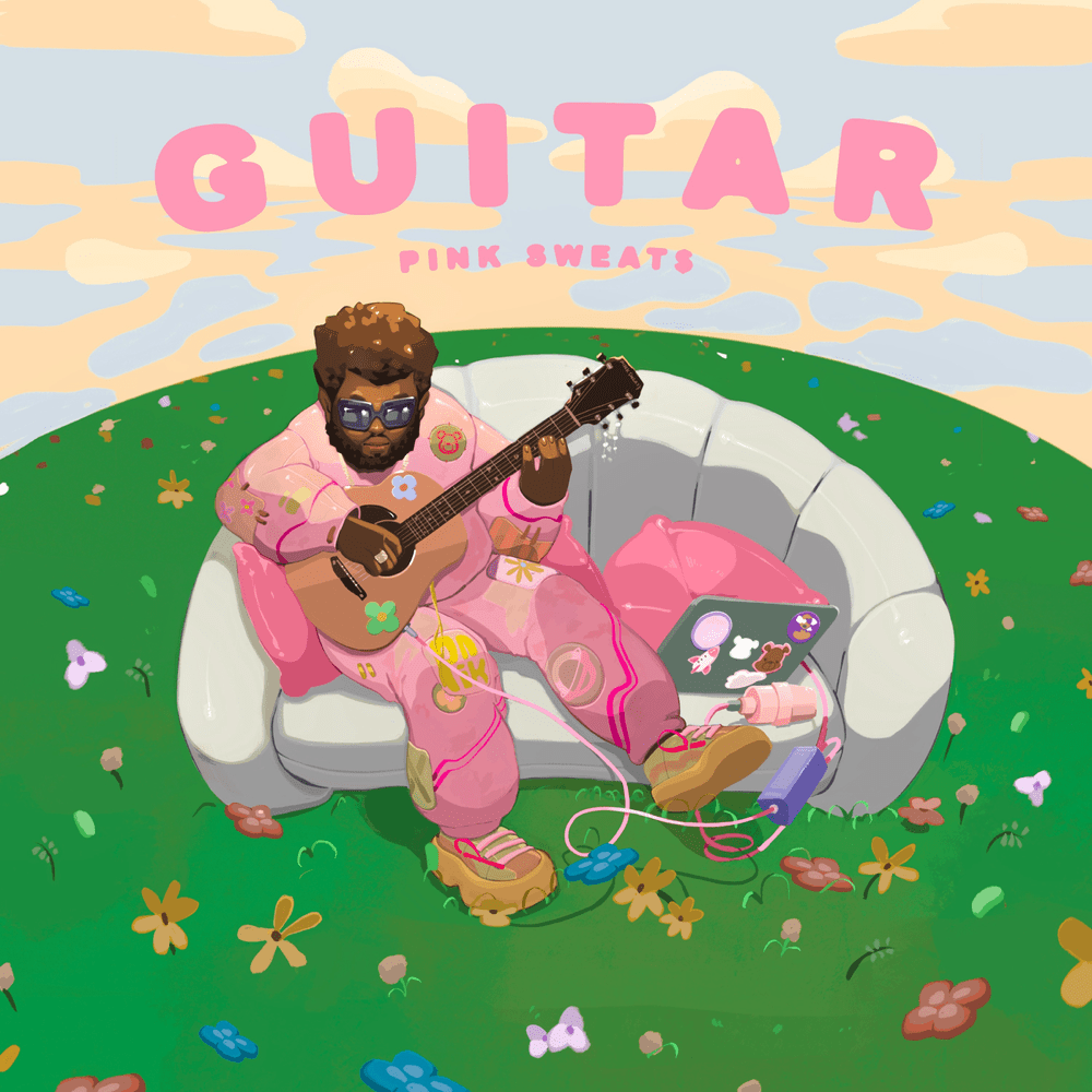 Album cover art for "Guitar" by Pink Sweat$