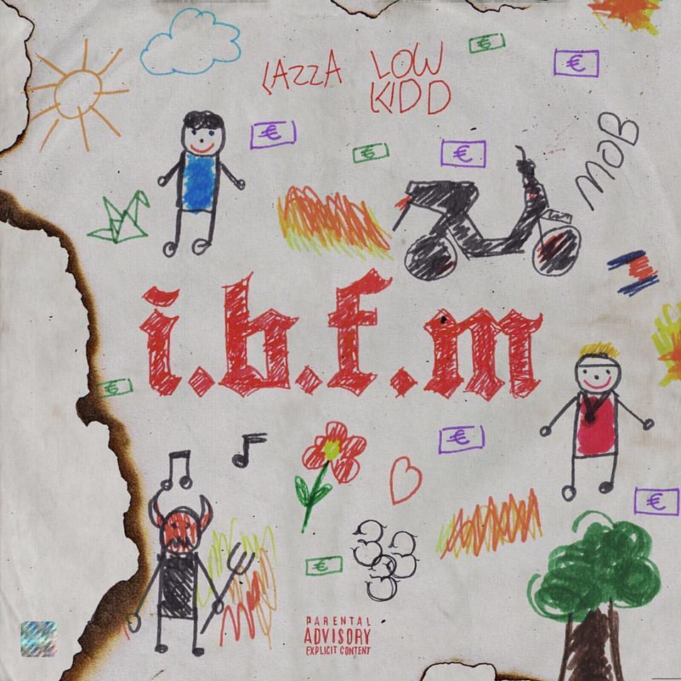 Album cover art for "I.B.F.M." by Lazza & Low Kidd