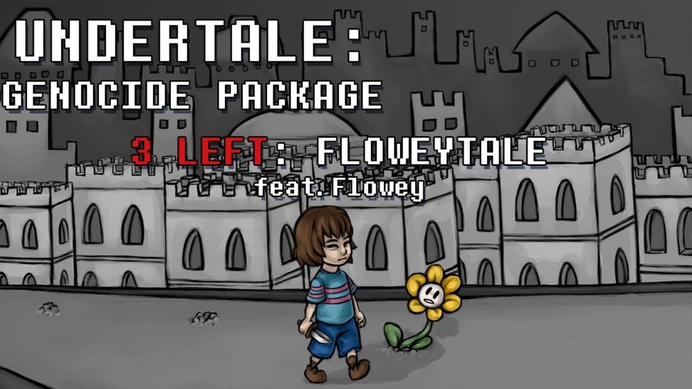 Album cover art for "Floweytale" by Man on the Internet & Alexander Rybitski