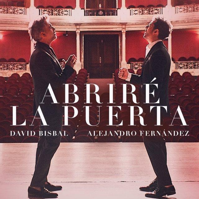 Album cover art for "Abriré La Puerta" by David Bisbal
