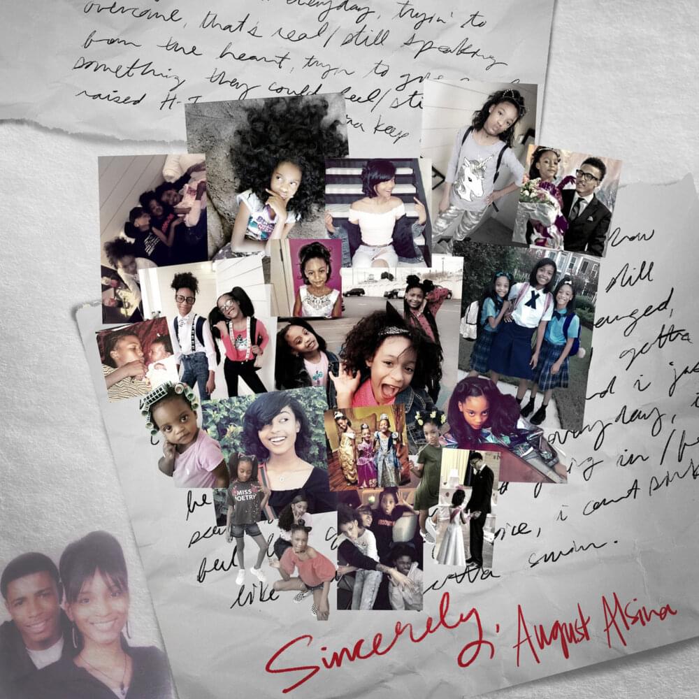 Album cover art for "Sincerely" by August Alsina