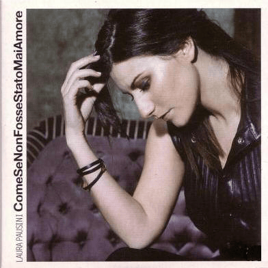 Album cover art for "Come Se Non Fosse Stato Mai Amore" by Laura Pausini