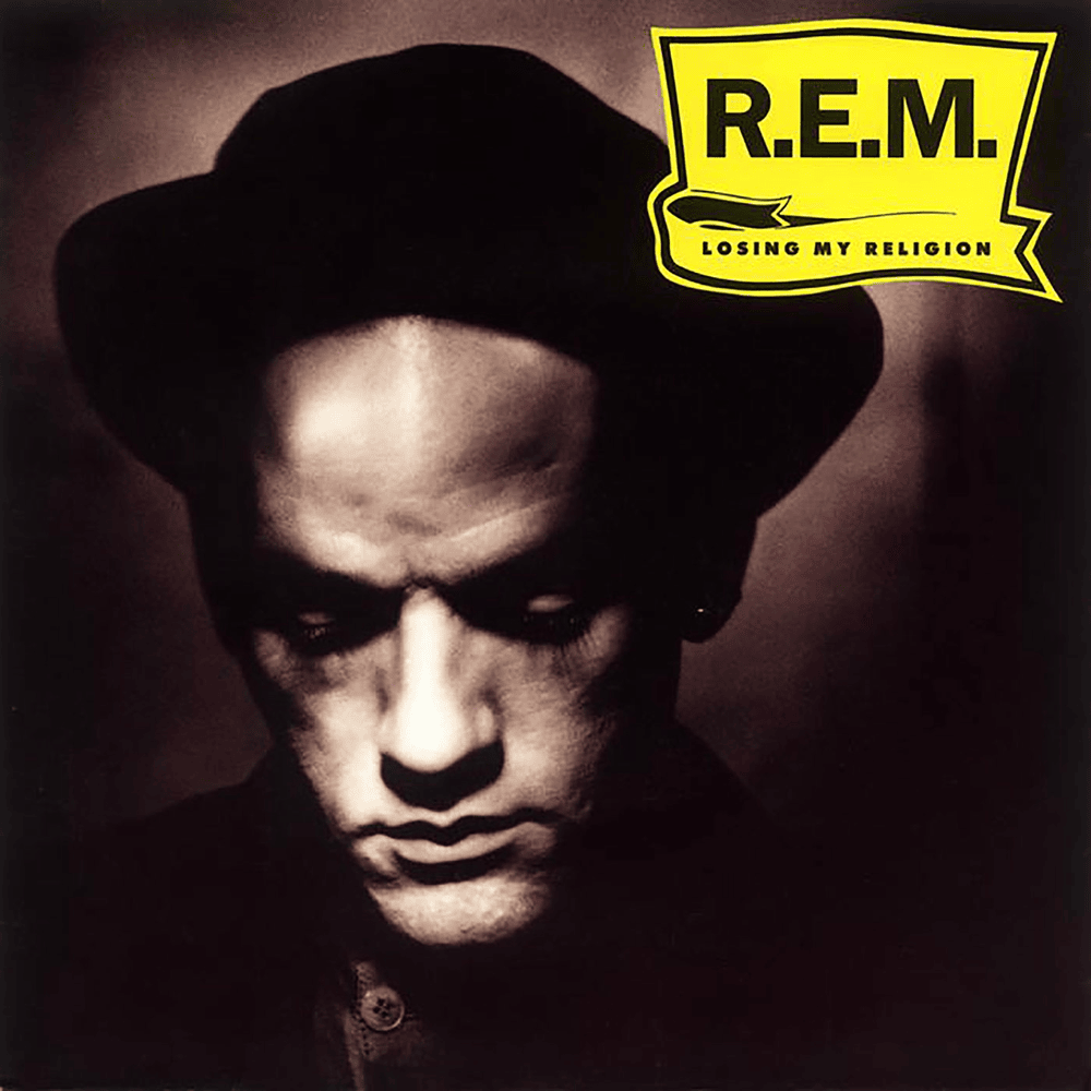 Album cover art for "Losing My Religion" by R.E.M.