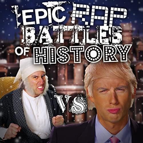Album cover art for "Donald Trump vs Ebenezer Scrooge" by Epic Rap Battles of History & Nice Peter & EpicLLOYD & DeStorm & Zach Sherwin