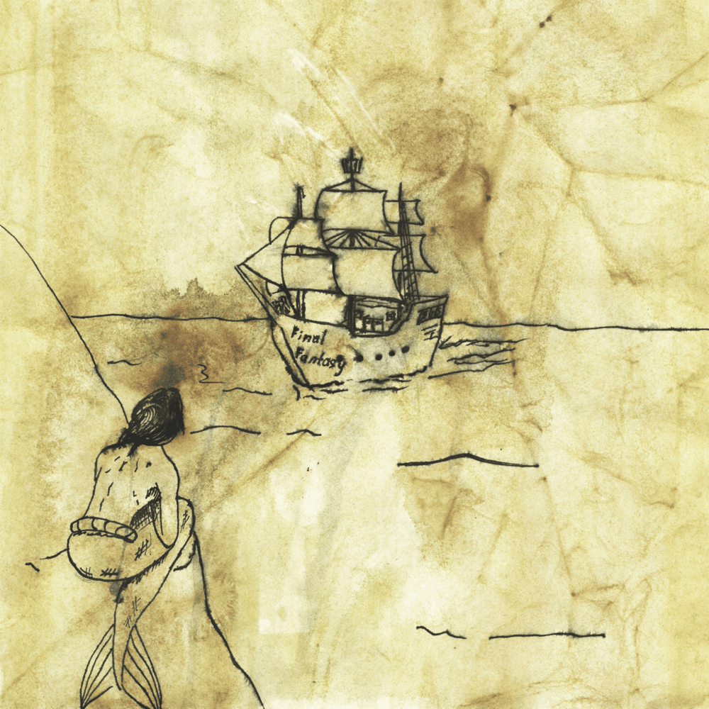 Album cover art for "море волнуется (the sea worries)" by pyrokinesis