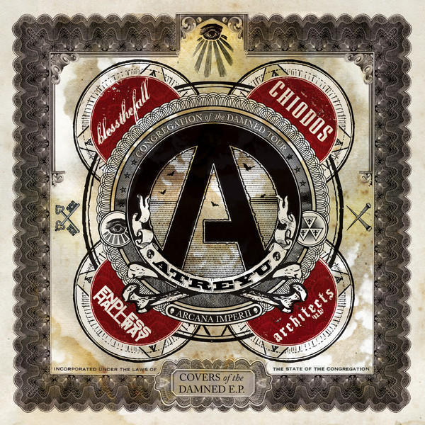 Album cover art for "Livin’ On The Edge" by Atreyu