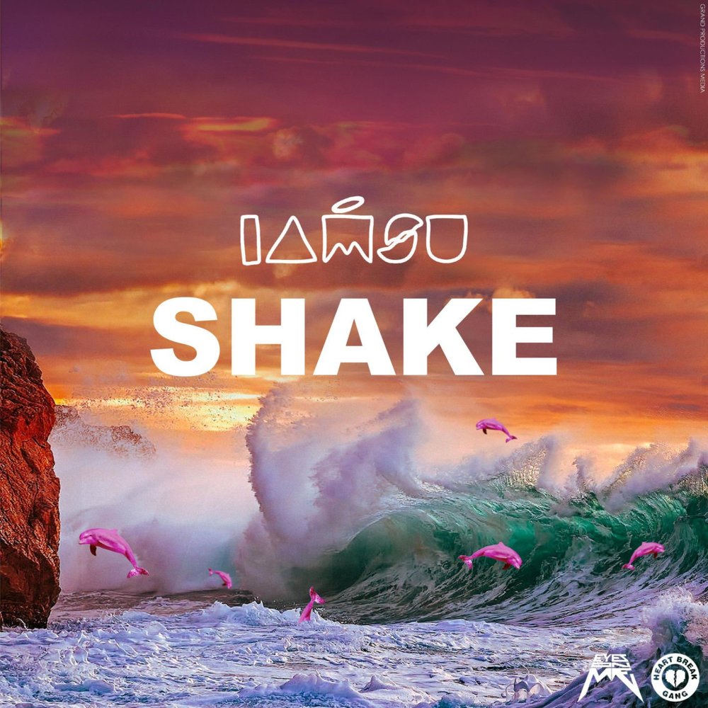 Album cover art for "Shake" by Iamsu!