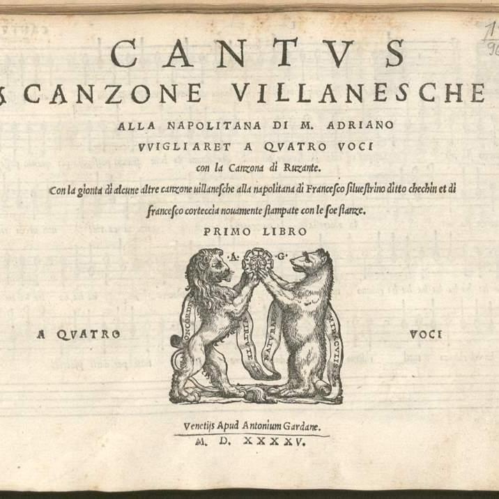 Le vecchie per invidia sono pazze by Adrian Willaert