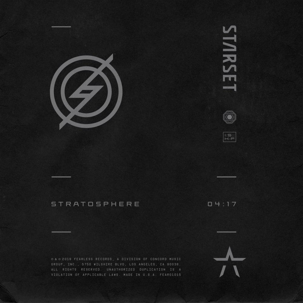 Album cover art for "STRATOSPHERE" by STARSET