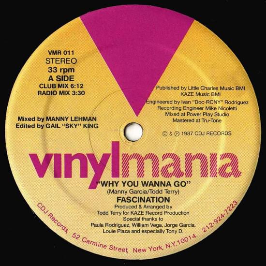 Album cover art for "Why You Wanna Go" by Fascination