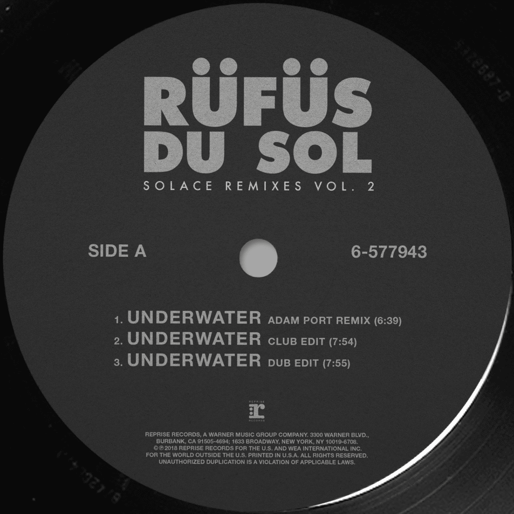 Album cover art for "Underwater (Adam Port Remix)" by RÜFÜS DU SOL