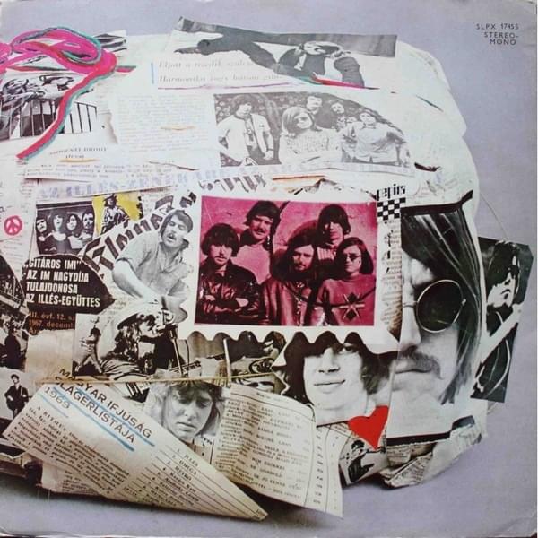 Album cover art for "Koszos kisfiú" by Illés együttes