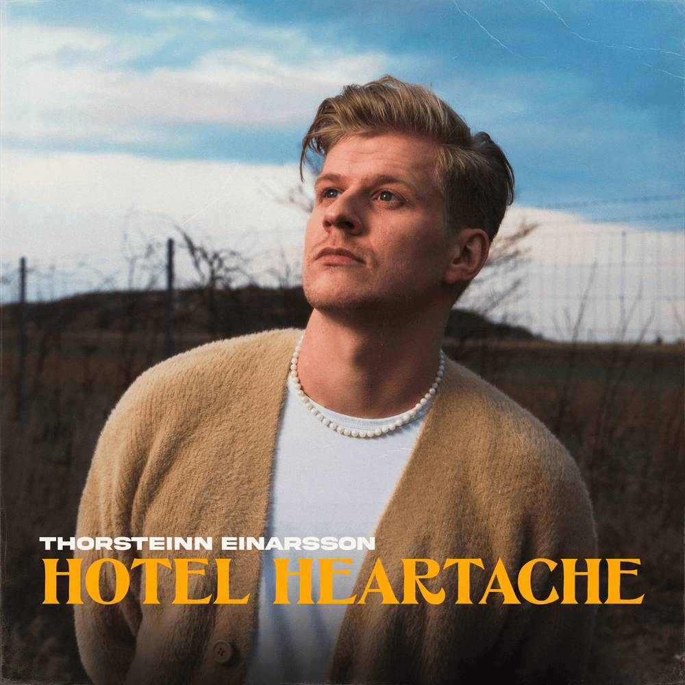 Album cover art for "Hotel Heartache" by Thorsteinn Einarsson