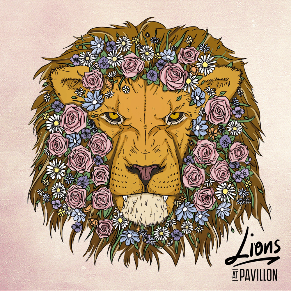 Album cover art for "Lions" by At Pavillon