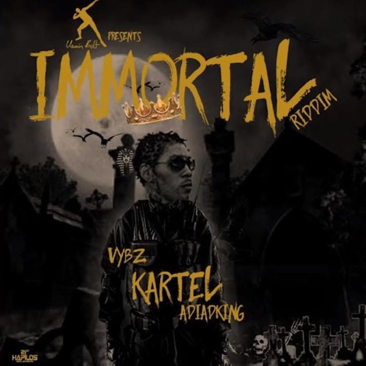Album cover art for "Adiadking" by Vybz Kartel
