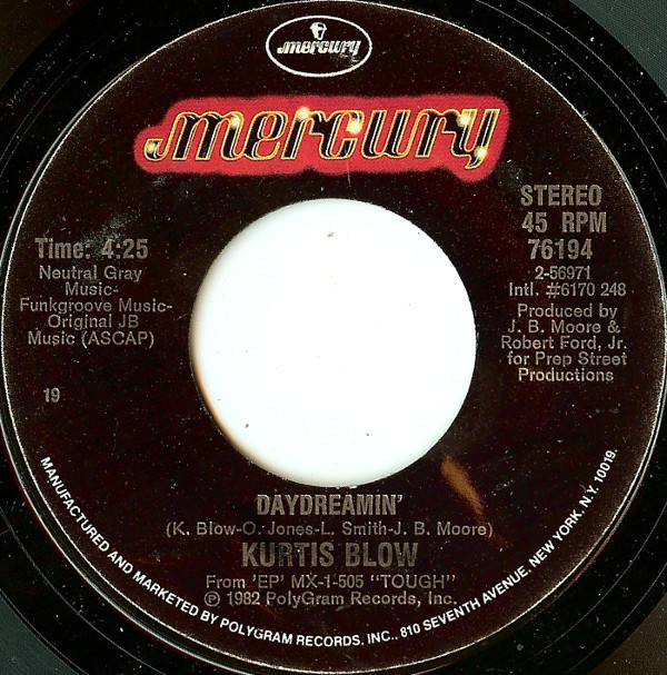 Album cover art for "Daydreamin’" by Kurtis Blow
