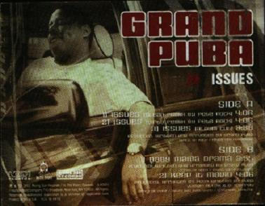 Album cover art for "Issues" by Grand Puba