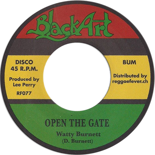 Album cover art for "Open The Gate" by King Burnett