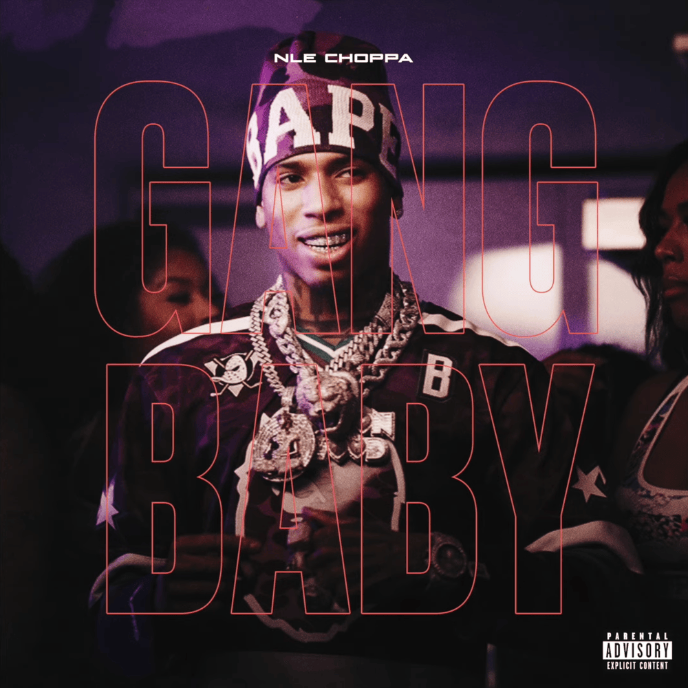 Album cover art for "Gang Baby" by NLE Choppa