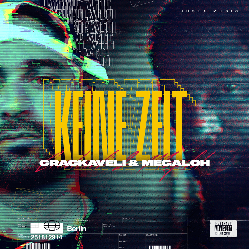 Album cover art for "Keine Zeit" by Crackaveli