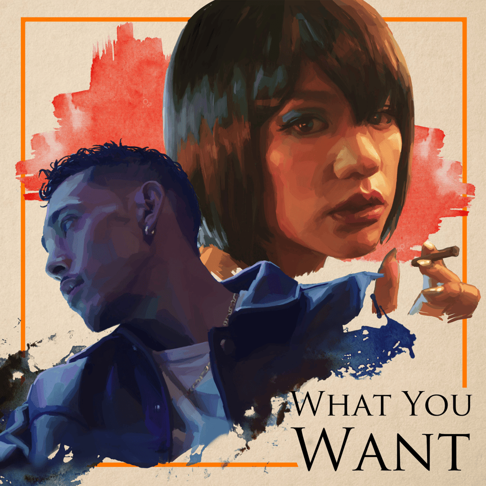 Album cover art for "What You Want" by Awich & IO (JPN)